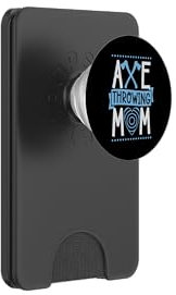 Hache lancée maman fête des mères hache lancer fête PopSockets PopWallet pour MagSafe