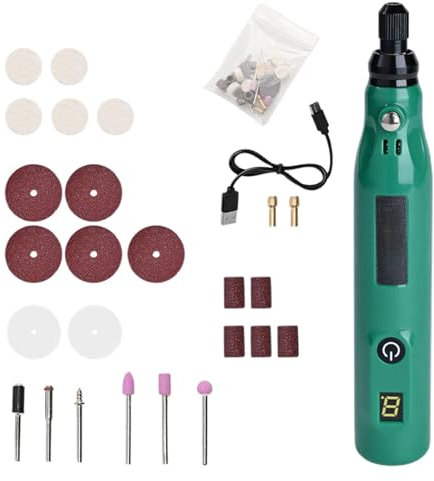 Cordless Engraver Tool, Wireless Rock Polisher, Handhållet Rotary Tool, Small Portable Drill, Cordless Engravering Tool med flera hastighetslägen Wireless Portable Rotary Tool for Slip Projects