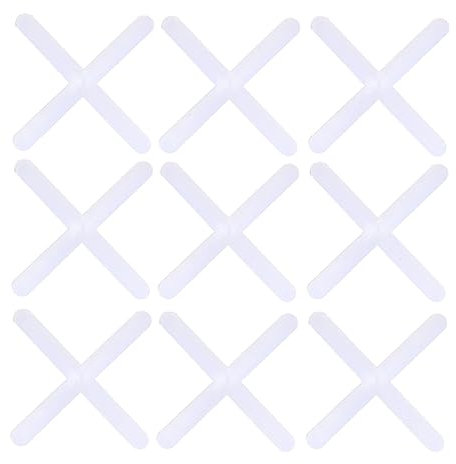 Homoyoyo 2000pcs Tiling Tile Spacers Grout Spacer Clips Ceramic Wall Floor Cross Tiles for Neat Installation