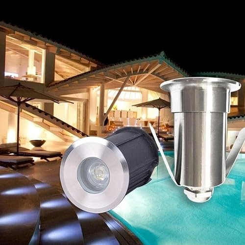 Foco Empotrable Aire Libre - Fuente De Luz LED Subacuática Para Estanque, Resistente Al Agua IP68, Columna De Foco Integrada De Bajo Voltaje De 12 V, Herramienta De Iluminación Subacuática(Green,1w-62