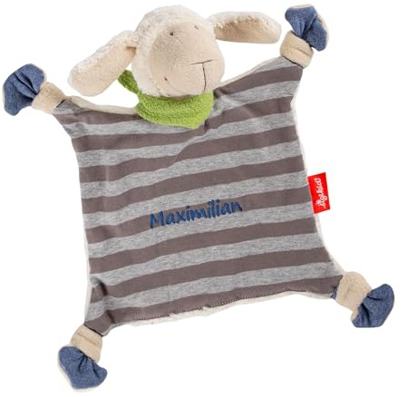 Sigikid Schnuffeltuch mit Namen personalisierbar – Baby Geschenk zur Geburt