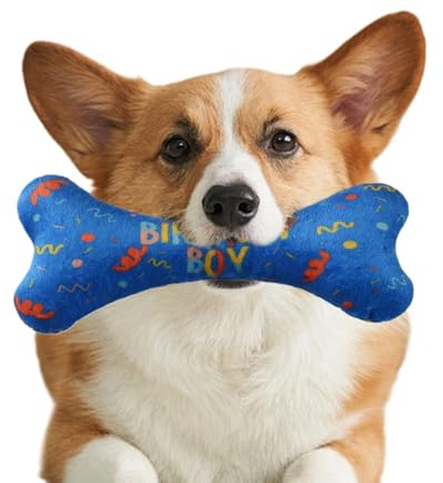 Dog Bandanas – Dreieckige Bandanas Geburtstag Knochen Spielzeug für Haustiere – weicher, verstellbarer Schal für Spaziergänge Jogging und Ausflüge im Freien, Zubehör für Hunde