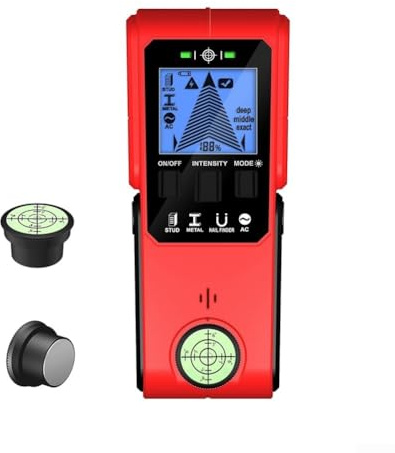 ZAMETTER Détecteur mural professionnel pour murs en métal, écran LCD, détecteur de goujons, détecteur de métaux avec détection de fils de boulon pour la construction et le bricolage