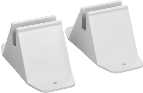 ibasenice 2 piezas Base para Vallas de Jardín Soporte Estable para Cercas Pequeñas Accesorio Resistente de Plástico para Exteriores de Unidades para Césped y Terraza