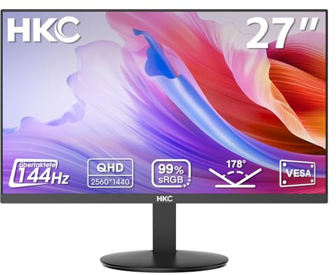 Monitor per PC - HKC - 27 - QHD - 144Hz - Pannello IPS - 1ms - V2718QS