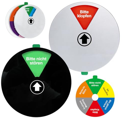 Türschild Büro 2 Set Acryl, Bitte Nicht Stören Schild Büro