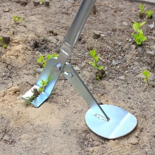 Extractores de árboles jóvenes con Mango Largo - Herramienta para Quitar raíces Arrancador apalancamiento para extracción malezas y arbustos jardín Acero al manganeso
