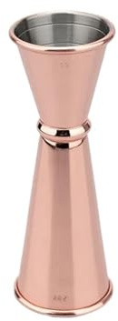 Doseur Cocktail Gobelets à mesurer en acier inoxydable 304, 30/40/50/60ml, for Cocktail, boisson, spiritueux, Jigger, bécher mixte, tasse for liquide(Rose Gold 30 60ml)