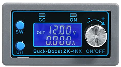 Generic Módulo de Fuente de Alimentación Boost Regulador de Voltaje CC Ajustable para Proyectos Electrónicos de Bricolaje Aluminio ABS 0,5-30 V 1 Unidad