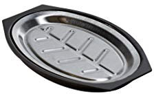 NordicWare 365 Uso en Interiores/al Aire Libre Piedra Caliente para Preparar filetes Servidor, Color marrón