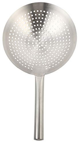 TOPBATHY Cucharón Colador Multifuncional De Acero Inoxidable Utensilio De Cocina Para Freír Escurrir Pasta Verduras y Apto Para Hogares y Restaurantes