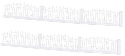 ORFOFE 1m Garten Zaun Sandtischzaun DIY Gartenzaun Hofzaun Ornament Materialien Für Mikrolandschaftsgestaltung