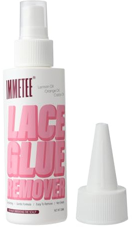 immetee Dissolvant pour extensions de cheveux à action rapide, dissolvant de colle pour perruque, 120 ml