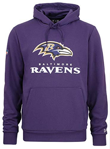 New Era - NFL Baltimore Ravens Team Logo and Name Hoodie - Lila Farbe Lila, Größe 3XL
