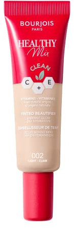 Bourjois BB Cream Healthy Mix, Crema Idratante Colorata Uniformante a Lunga Durata, con Vitamine C & E di Origine Naturale, Light 02