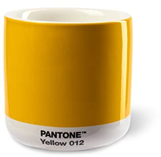 PANTONE Porzellan Latte Macchiato Thermobecher, 220ml, Yellow 012