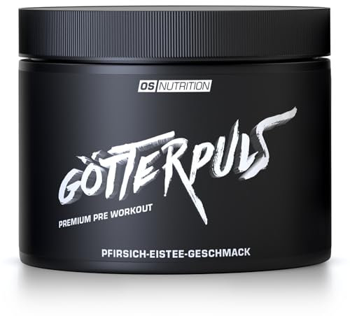 OS NUTRITION Götterpuls Premium Pre Workout Booster Pfirsich-Eistee 308g