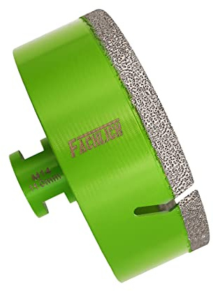 FACHLICH Diamantbohrer Fliesenbohrer 110mm Diamant-Bohrkronen Lochsäge M14 Gewinde für Porzellan Fliese Keramik Granit Marmor Trockenbohren