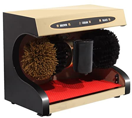 Machine de cirage de chaussures au sol, processeur de cirage de chaussures entièrement automatique contrôlé par capteur infrarouge pour la cireuse de chaussures électrique de salle de club de banque