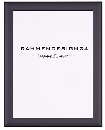 Rahmendesign24 Bilderrahmen Fiona 50x75 Anthrazit Fotorahmen, Wechselrahmen, Posterrahmen, Puzzlerahmen