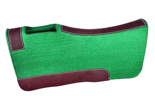 EQUIGEAR Westernpferd-Filzpad/Konturpad aus hochwertigem Wollfilz in den Größen 32 x 32 Zoll und 30 x 30 Zoll V43 (32X32)