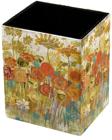 Stiftehalter, Stiftehalter, Schreibtisch-Organizer, Stifthalter, Ständer für den Schreibtisch, Organisation von abstrakten Blumen