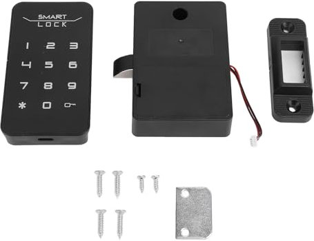 CHEOTIME Intelligentes Schrankschloss, Schubladenschlösser, babysicher, Tastatur, schlüssellos, elektronisch, Bluetooth, biometrische Kindersicherung, Schrankschloss für