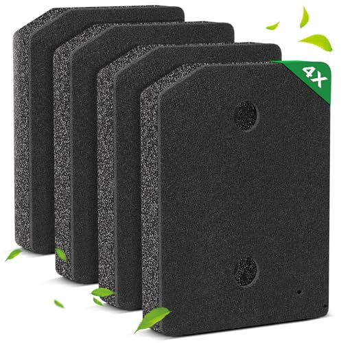 Inwee 4X Filtro per Asciugatrice Miele T1 9164761, Filtro di Ricambio in Spugna per Asciugatrice 210 x 158 x 32 mm, Filtro in Schiuma per lanugine, iltro in Spugna per Asciugatrice Pompa di Calore