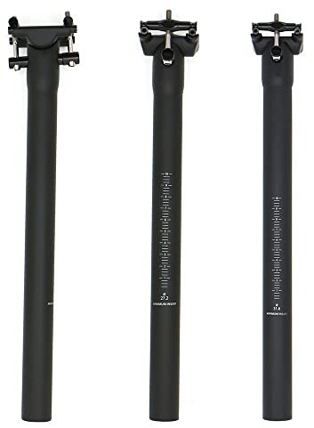 DONGLING SattelstüTze 1 Stück Carbonfaser-Sattelstütze MTB/Rennrad-Sattelstütze 31,6/27,2/30,9 mm UD matt leicht 135 g 300/450 mm SattelstüTze Gefedert(31.6x350mm-6102)
