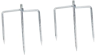BAZEITFLOW 2pezzi Supporti per Ombrelloni Design Picchetti Ancoraggio in per Trivelle per Supporti per per Ombrelloni