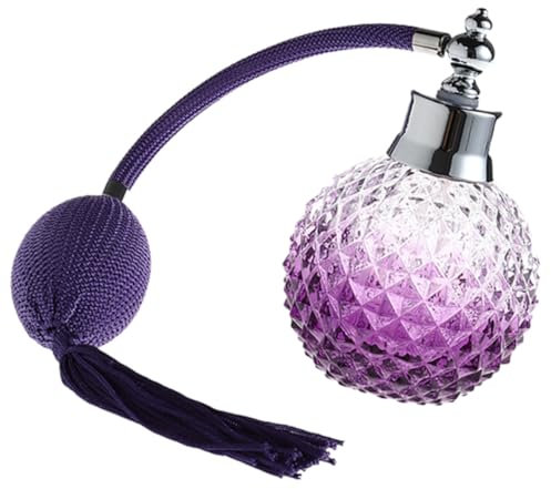 OATIPHO Botella de Perfume de Vidrio Recargable de 100ml Púrpura