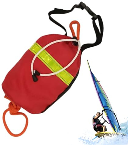 Qutalmi Sacco da Lancio con Corda - Borsa Galleggiante Per Rafting E Barche | Dispositivo di Sicurezza Lanciabile ad Alta Visibilità per Barche Canoa su Ghiaccio Attività Acquatiche