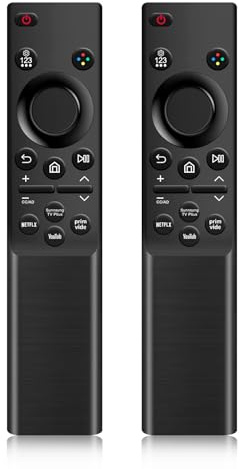 [Pack de 2] Mando Universal Sustituto para TV Samsung, BN59-01484A Compatible con Todos los Modelos Smart TV, QLED, 4K, 8K, Frame, Curved, LED, LCD HDTV (2019-2025), Sin Configuración