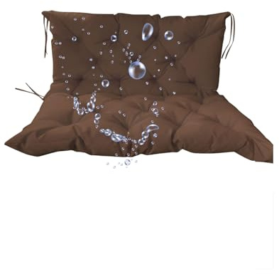 Cuscino da giardino per esterni, 100 x 100 cm, cuscino per panca e schienale, impermeabile, cuscino per mobili da giardino, imbottitura per dondolo e sedie all'aperto