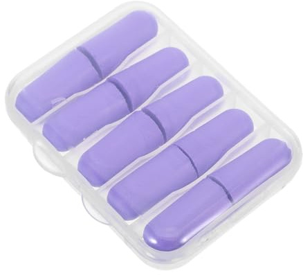 KOMBIUDA 10 Stück Ohrstöpsel Für Geräuschstörung Ohrenstöpsel Ohrstöpsel Lärmschutz Purple