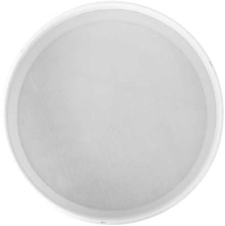 COLLBATH Colador Redondo Plástico 25 Cm para Cedazo de Harina y Azúcar, Cedazo Fino para Repostería, Colador de Cocina Versátil para Tamizar y Filtrar Ingredientes, Utensilio Práctico