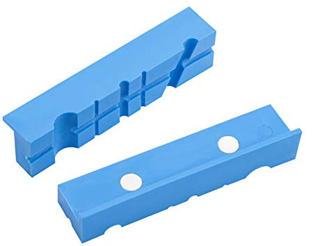 Coppia Copri Ganasce per Morsa da Banco, Vice-quadrati di cottura, Ganasce di protezione morbide per morsa, Morsa Soft Jaws multiuso in nylon da 14 cm