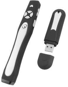 Ruilogod Presentatore Penna puntatore Red line rosso a distanza senza fili Page Up & Down USB