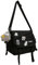 Inshere Cute Messenger Bag with Kawaii Pins and Ornament, Casual Y2K Crossbody Bag for Women Black
