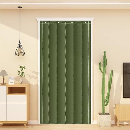 FATACO Isolant Thermique Isolation Porte, Coton Épais Oxford Durable, Coupe-Vent/insonorisant, Couverture de Porte Temporaire (Color : B3, Size : W70cm*H200cm)