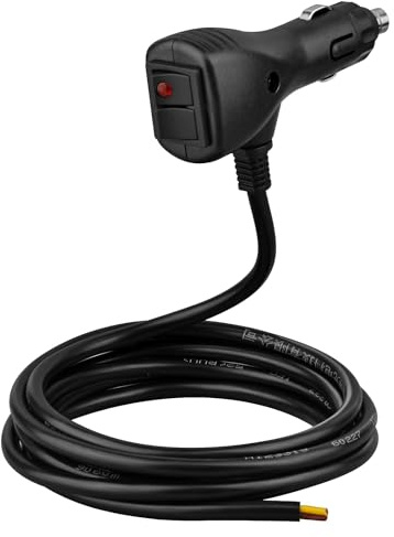 BAITHNA 12 V Heavy Duty Interrupteur à bascule marche/arrêt Interrupteur momentané Interrupteur à bascule Interrupteur momentané avec câble de 10 m Changement de motif