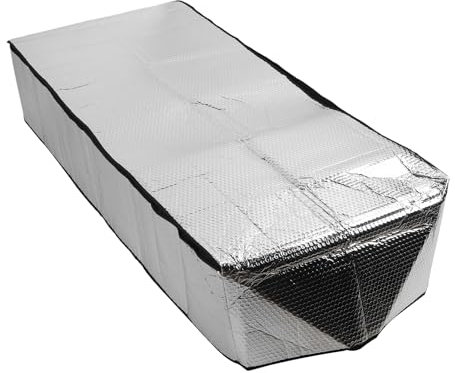 Dachboden-Treppen-Isolierabdeckung, Energiesparend, Aluminium, Wiederverwendbare Dachboden-Tür-Isolierabdeckung, Dachboden-Leiter-Isolierabdeckung für Verschiedene Treppen