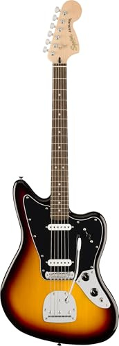 Squier von Fender Affinity Jaguar, Laurel-Griffbrett, 3-farbiger Sunburst