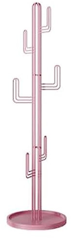 RGZFYH Attaccapanni Appendiabiti a Forma di Cactus Appendiabiti autoportante Creativo con Ganci Appendiabiti Moderno da Terra in Metallo Appendiabiti per Borse Scaffale per corridoio portabiti