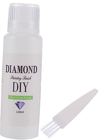 BELLIFFY Flasche Kunst Versiegelungsleim Für Diamantmalerei Langlebiger Und Transparenter Kleber Spezieller Pinsel Für Glänzende Ergebnisse