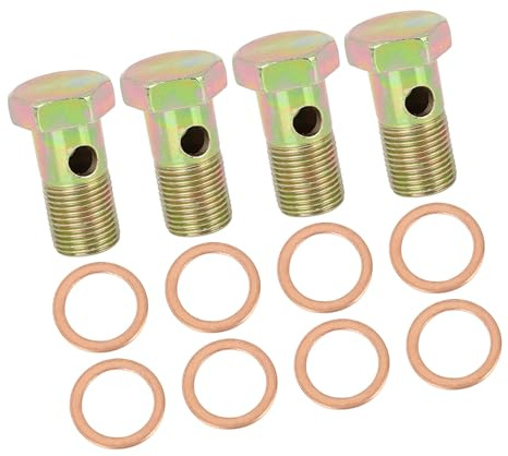 A ABSOPRO 4 Sets M18x1.5mm Métrique Filetage Banjo Boulons Frein Raccord Adaptateur Remplacement d'article