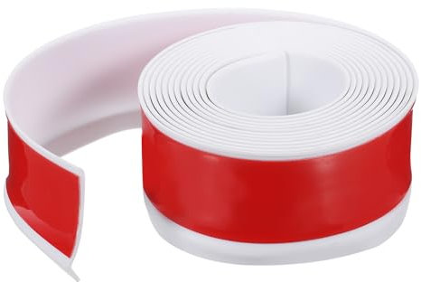 PATIKIL Peel and Stick Molding Trim for Walls, 10 Feet x 2 Inch Baseboard Trim Self Adhesive Wall Molding Trim Flexible PVC for Walls Home Protection Door Window Finishing Trim, White