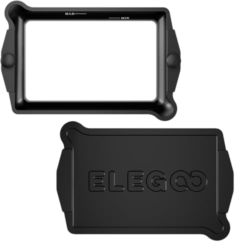 ELEGOO Metall-Harzbehälter für Saturn 4 Ultra 16K LCD-3D-Drucker mit vorinstallierter PFA-Trennfolie, Resin Tank für LCD/MSLA/DLP-3D-Drucker