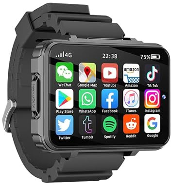 Generico Smartwatch Android 2025 New 4G/5G LTE Q888 con cinghie complete, GPS, 64G, fotocamera, chiamate standalone, Bluetooth, WI-FI, tracciamento sportivo