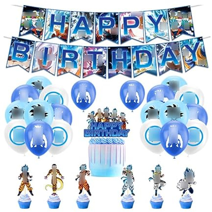 Decorazione Compleanno Decorazioni per Compleanno buon Compleanno Decorazioni Palloncino elio Compleanno Buon Palloncini Topper Torta Festone per Deco